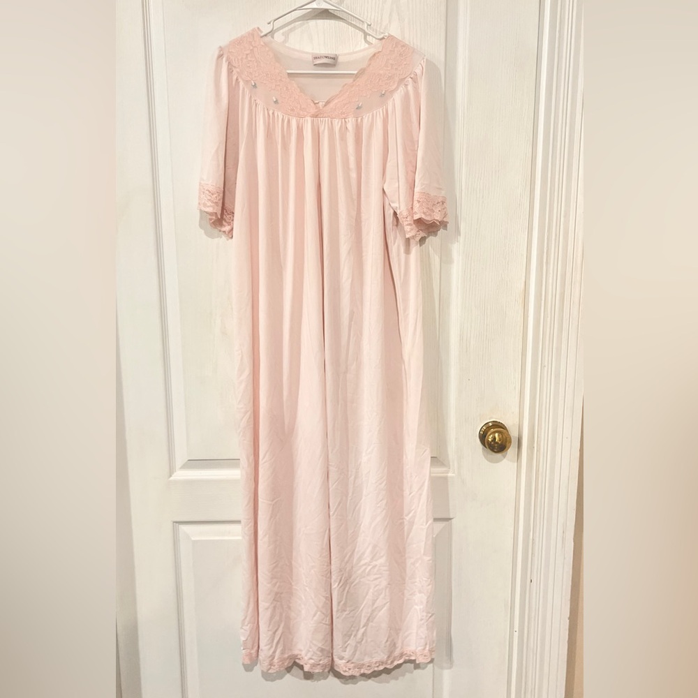 Vintage Coquette Shadow Line Night Gown
